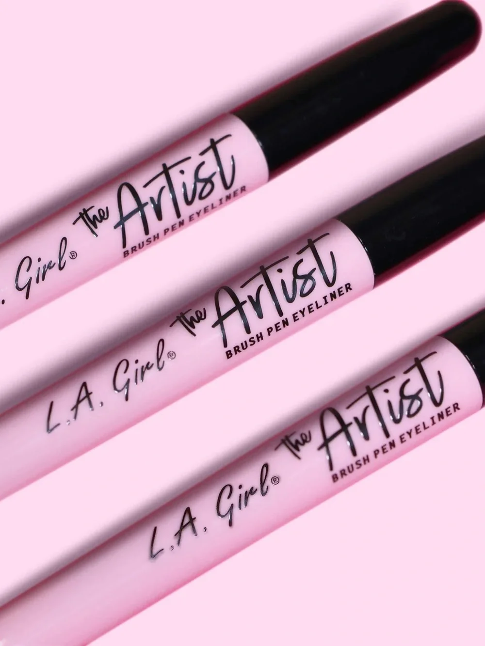 L.A. Girl The Artist Brush Pen Eyeliner - Inky Black, NEW